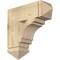 Ekena Millwork Merced Arts & Crafts Rough Sawn Bracket, Douglas Fir, 6"W x 20"D x 20"H BKT06X20X20MRC03RDF - alternate 1